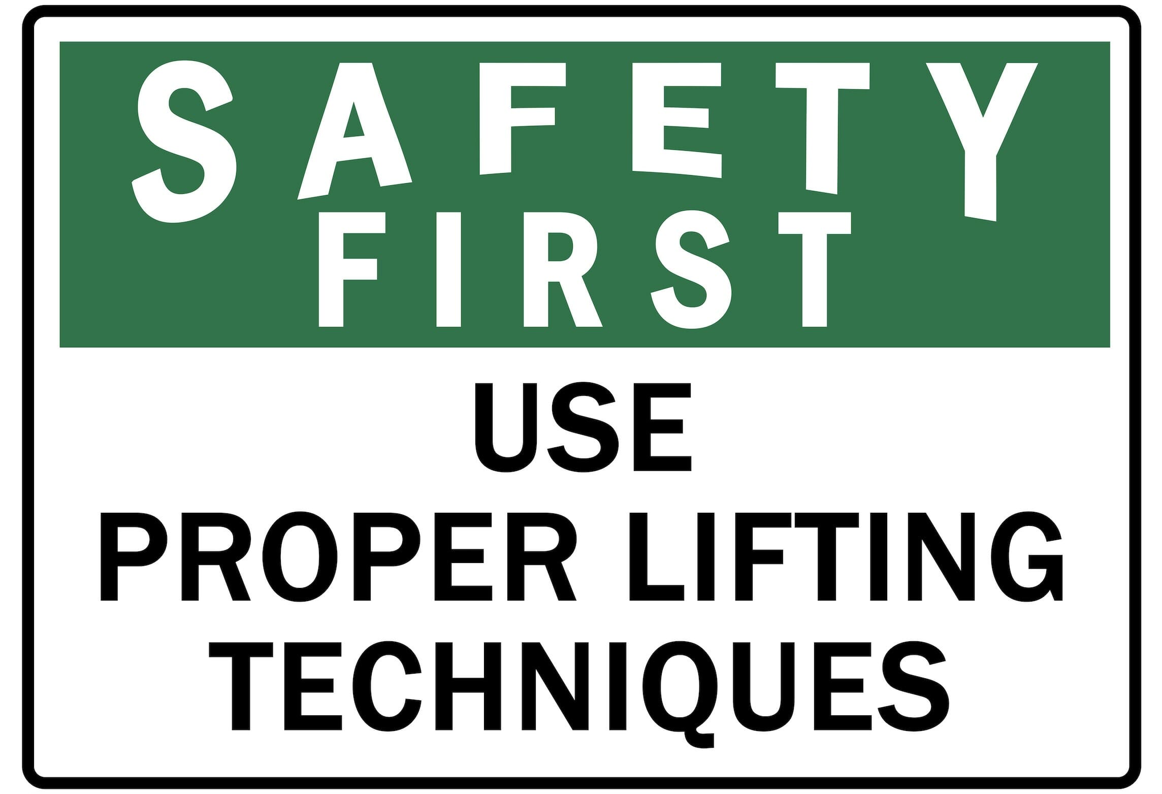 Image for Safety Call: Proper Lifting Techniques